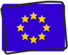EUR currency flag
