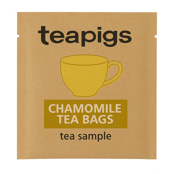 teapigs chamomile flowers tea bags sample