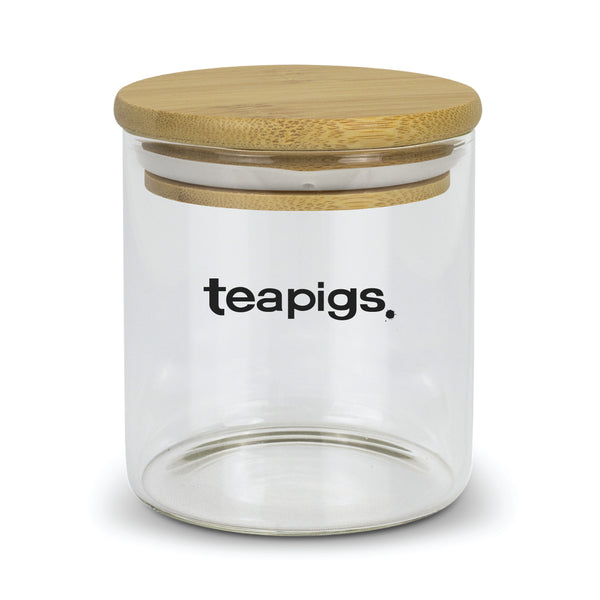 teapigs round canister storage jar