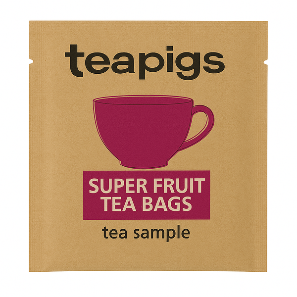 teapigs super fruit tea bags sample