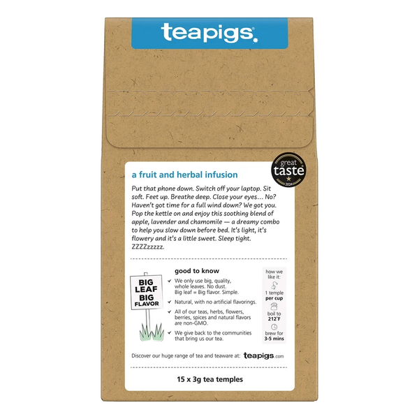 teapigs sleepy apple teabags