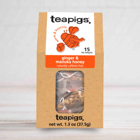 teapigs ginger & manuka honey teabags