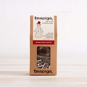 teapigs spiced winter red tea bags tea