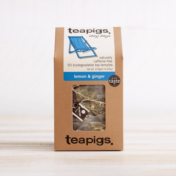Lemon and Ginger Tea Bags - Pack of 50