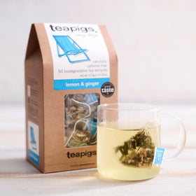 teapigs lemon & ginger tea bags tea